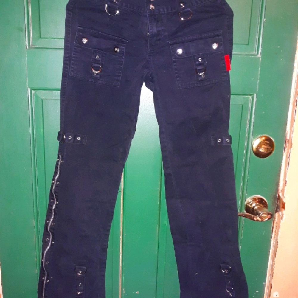 (VINTAGE) tripp NYC bondage zipper pants